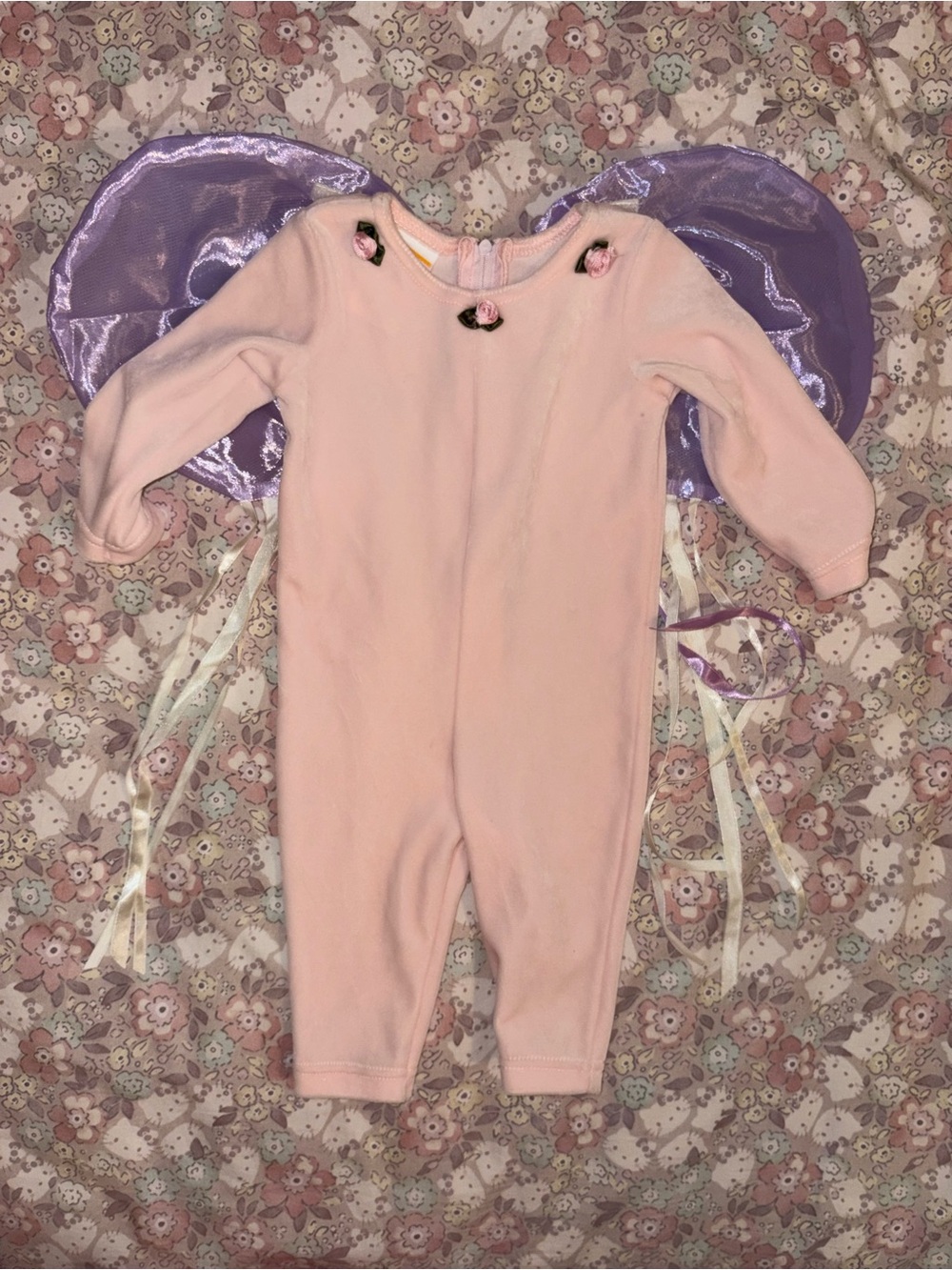 Sweet Potatoes Vintage Fairy Costume Romper 12M
